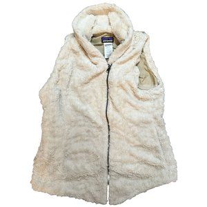 Patagonia| Cream| Classic Sherpa Deep Pile Fleece Vest| Women’s Large